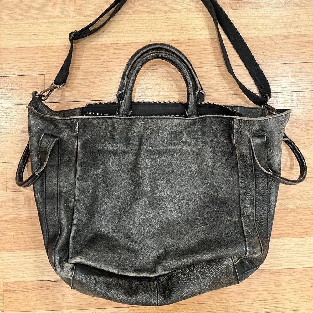 Free People Leslie Leather Tote